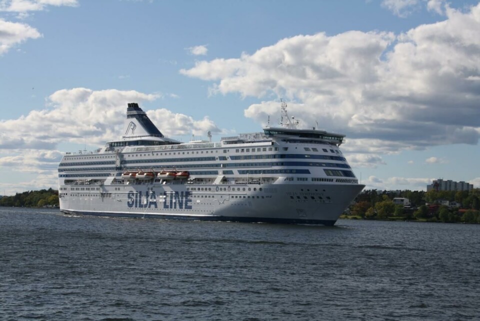 Helsingforsbåtar seglade förbi Mariehamn