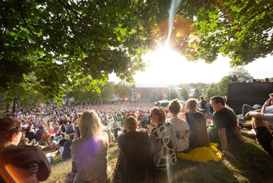 Sommaren bjuder på musikfest över hela Norden. Den här bilden är tagen på Øyafestivalen i Oslo.