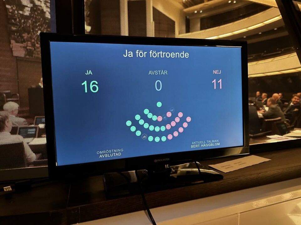 Landskapsregeringen klarade förtroendeomröstningen