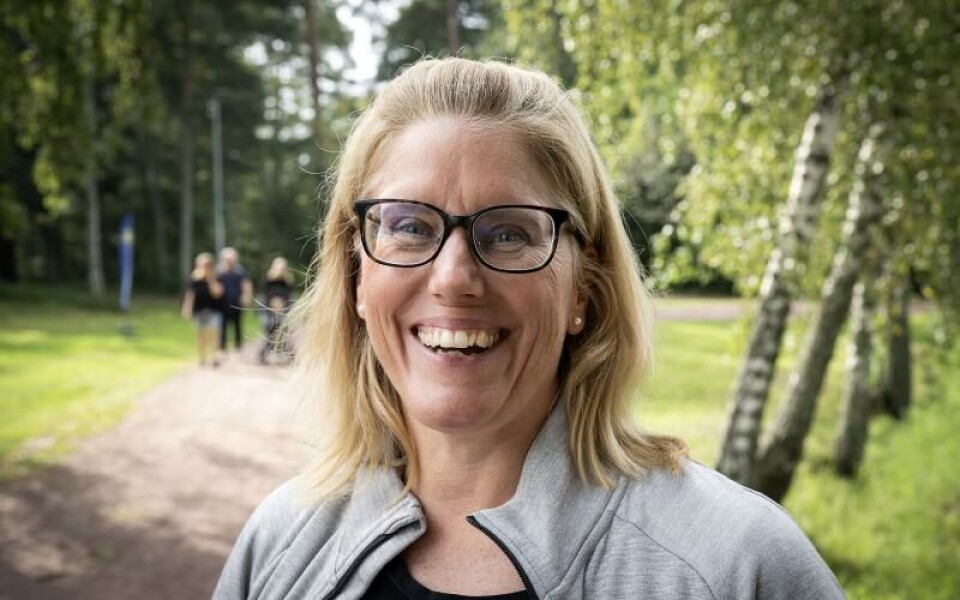 Katarina Sundberg, vice ordförande för Ålands Idrott, säger att evenemanget nu ska utvärderas men att det eventuellt återkommer nästa år. Foto: DANIEL ERIKSSON