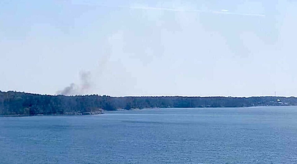 Mark- och skogsbrand på Föglö