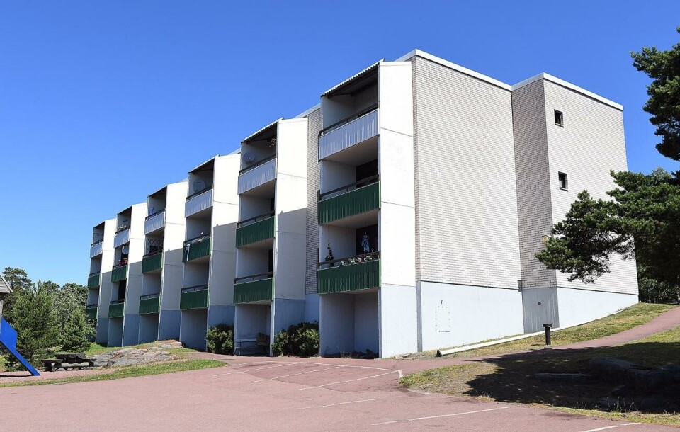 Äldre bostäder har lägre kvadratmeterhyra än nybyggda hyreshus. Mariehamn, Doppingvägen 5, hyreshus
