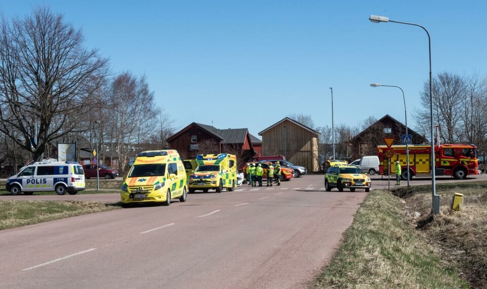 Olyckan inträffade på Österlden.