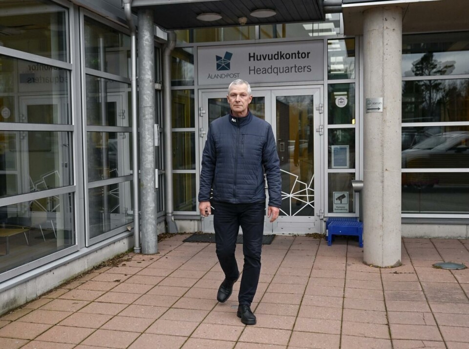 Roger Nordlund har haft en intensiv period som ny styrelseordförande för Åland Post.