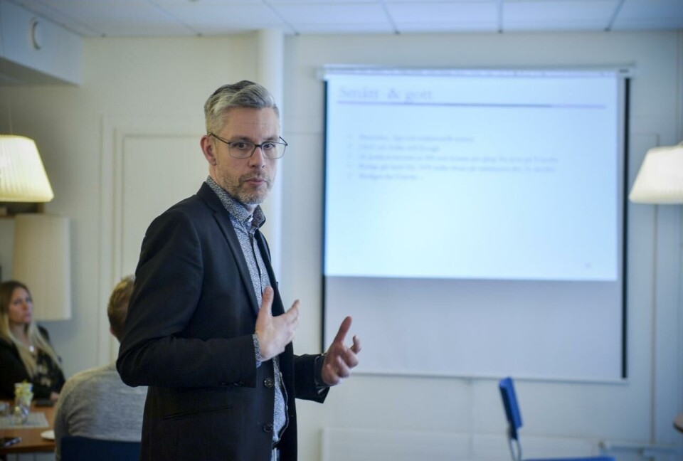 Vd Daniel Dahlén säger att ÅTT-koncernen visat styrka i att ta sig tillbaka från pandemiåren. Rörelseresultatet för 2022 landar på 681.000 euro. Daniel Dahlén, bokslut