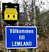 Kommunskyltar, Lemland, kommun, skyltar