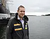 Anders Nyberg jobbar som säkerhetschef på Viking Line.@Normal_indrag:Robert Jansson