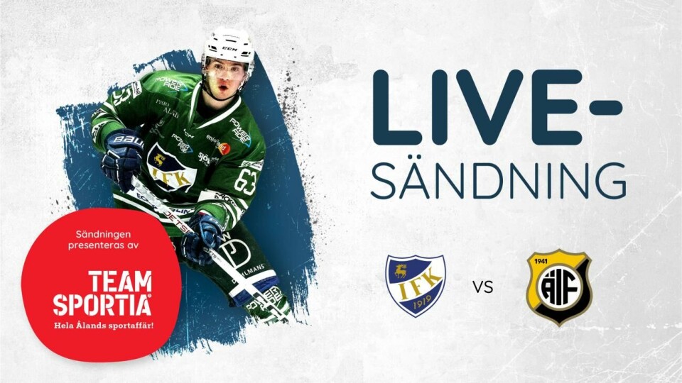 Ålandstidningen sänder samtliga av IFK Mariehamn hockeys matcher den här säsongen.