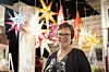 Lilly-Ann Forsbom tycker om att smycka ut butiken inför jul.