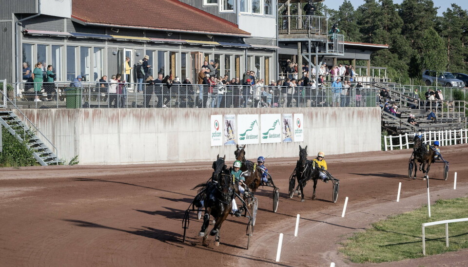 Två åländska travhästar startade i Romme under måndagskvällen.