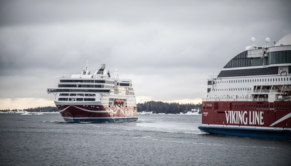 Biogasen används på Viking Glory och Grace.