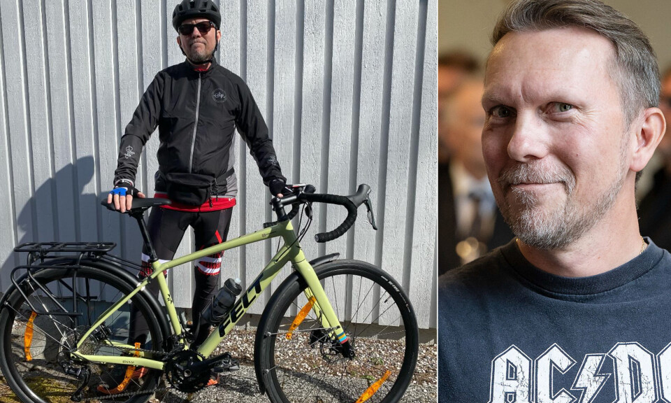 Roger Nordberg laddar upp inför sitt cykeläventyr från Åland till Öland, en resa på 730 kilometer till förmån för hjärthälsan.