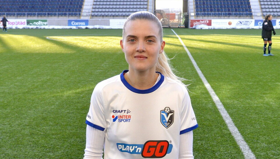 Olivia Mattsson i sin tidigare klubbtröja.