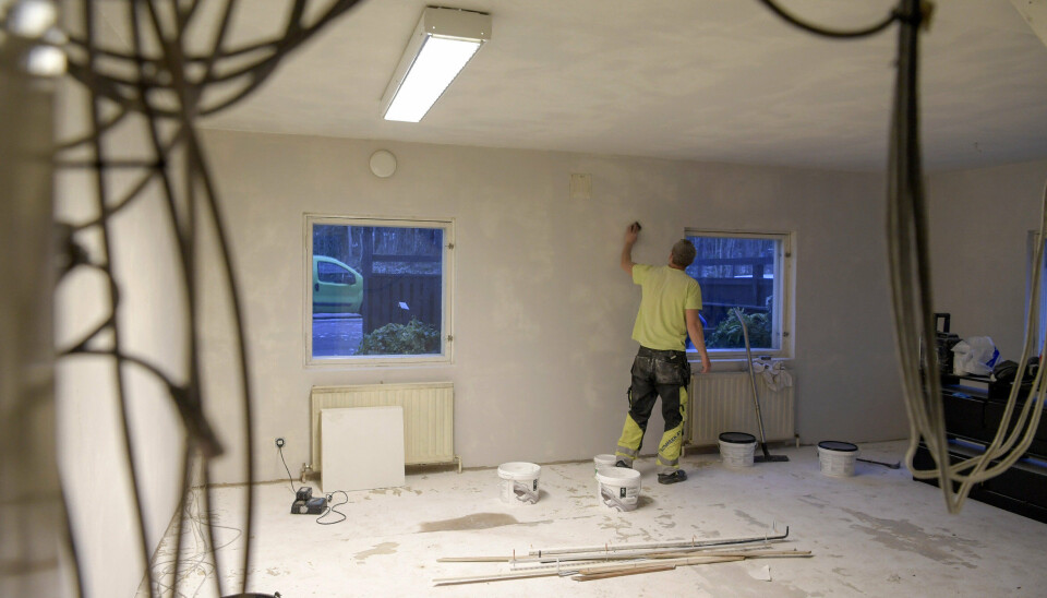 Byggbranschens egen förväntning på omsättning, lönsamhet och investeringar är låg. Bilden är tagen i ett annat sammanhang.