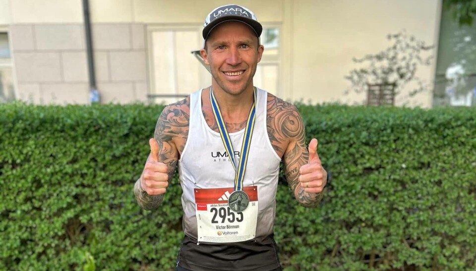Victor Börman kom fyra sekunder från sitt personbästa vid Stockholm marathon.