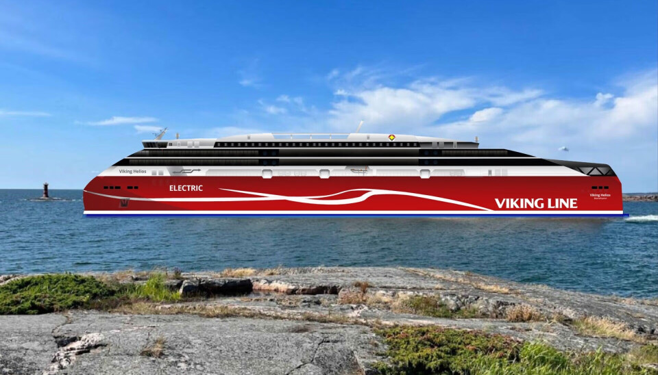 Viking Line vill bygga upp ett nytt trafiksystem med två eldrivna fartyg på Finska Viken, och har nu sökt stöd från EU:s innovationsfond för att kunna förverkliga planerna.