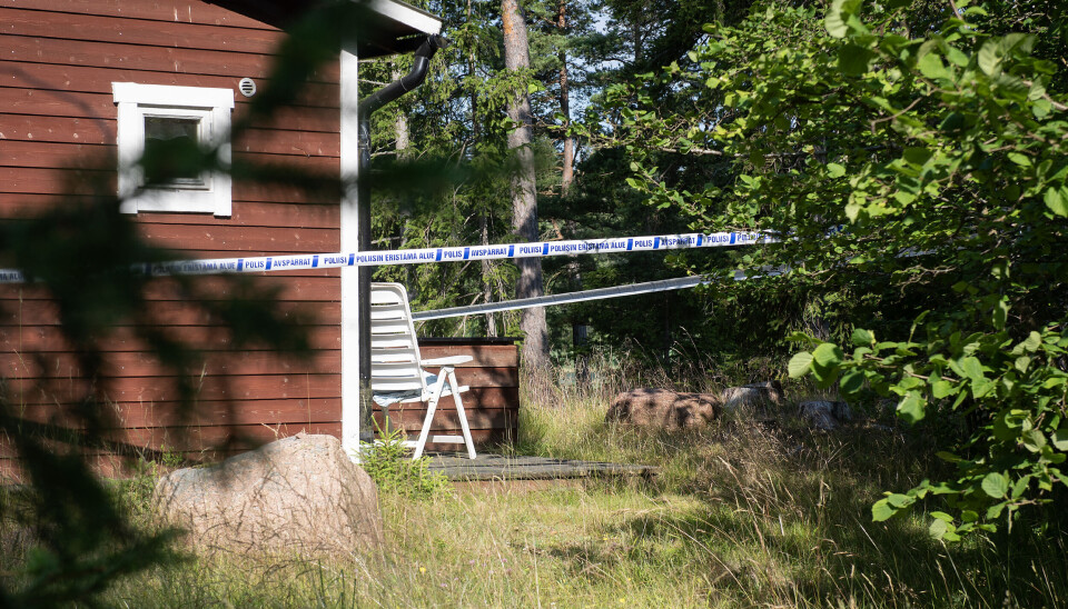 Här skedde knivdådet, i en stuga i Lumparland.