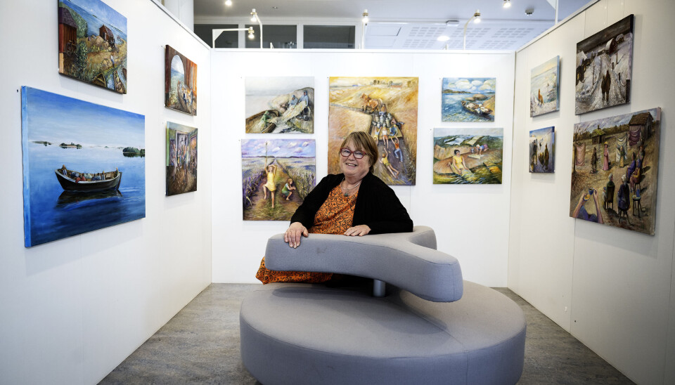 Torsdags kväll öppnar Ann-Christin Orells utställning på Stadsbiblioteket.